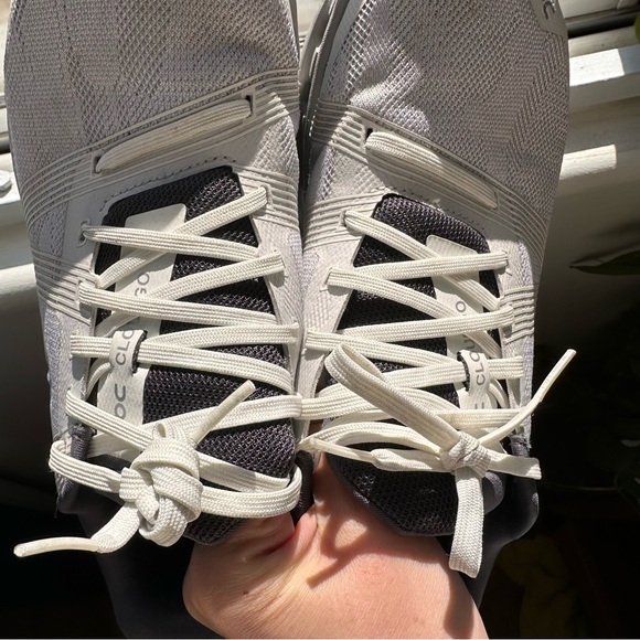 EUC on running Cloudgo Sneakers in White|Glacier - Picture 3 of 13